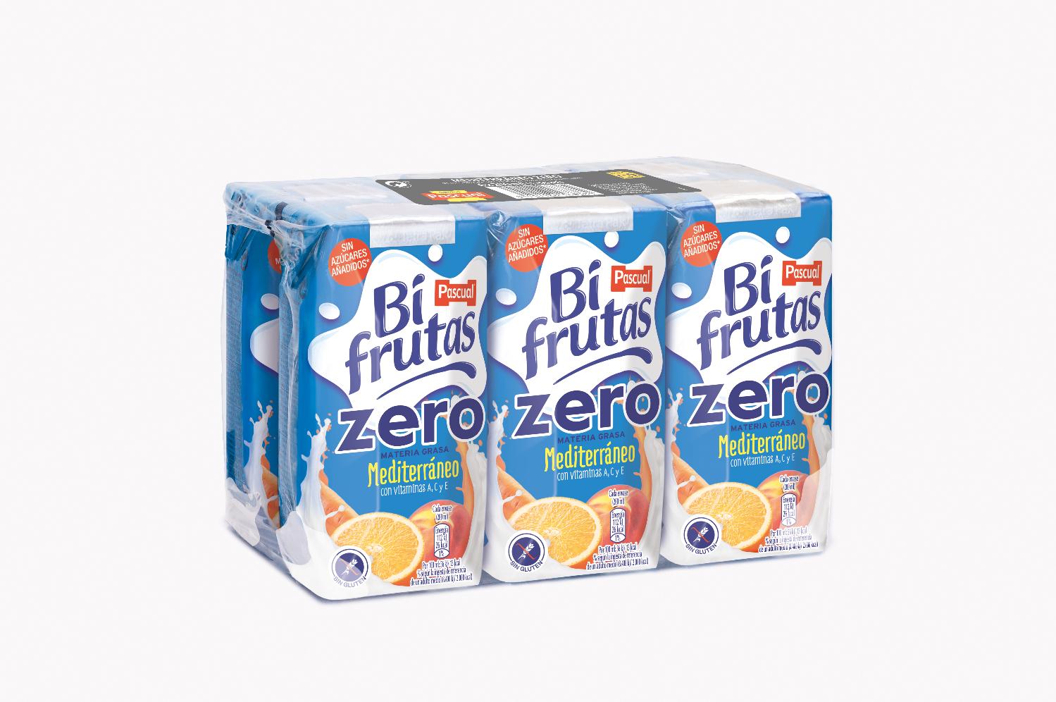 pascual bifrutas medi/zero 200ml p6