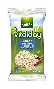 tortita arroz integral vitalday gullon p-4 115,2gr