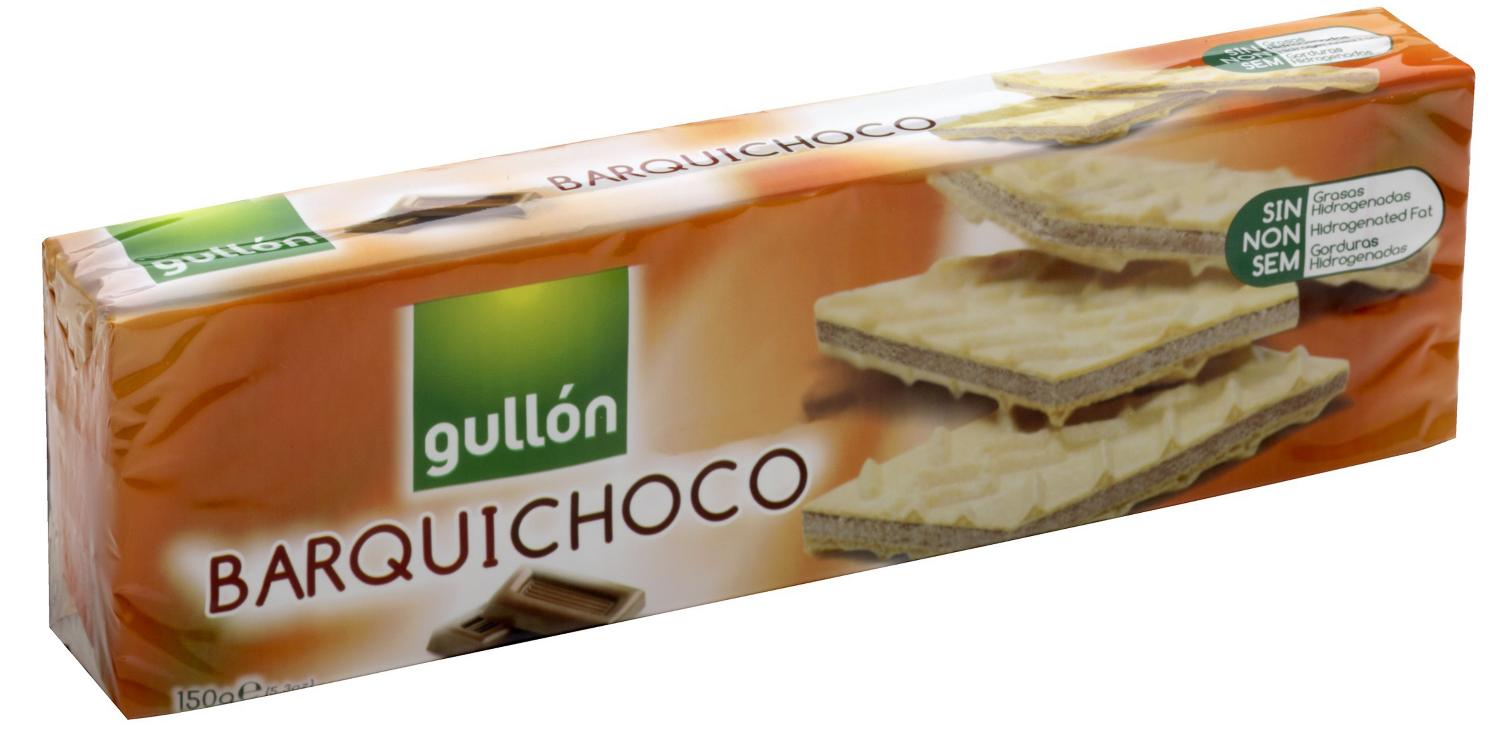 barquillo choco gullon  150g 16u