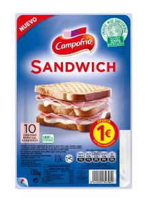 campofrio sandwich magro 130gr 1€