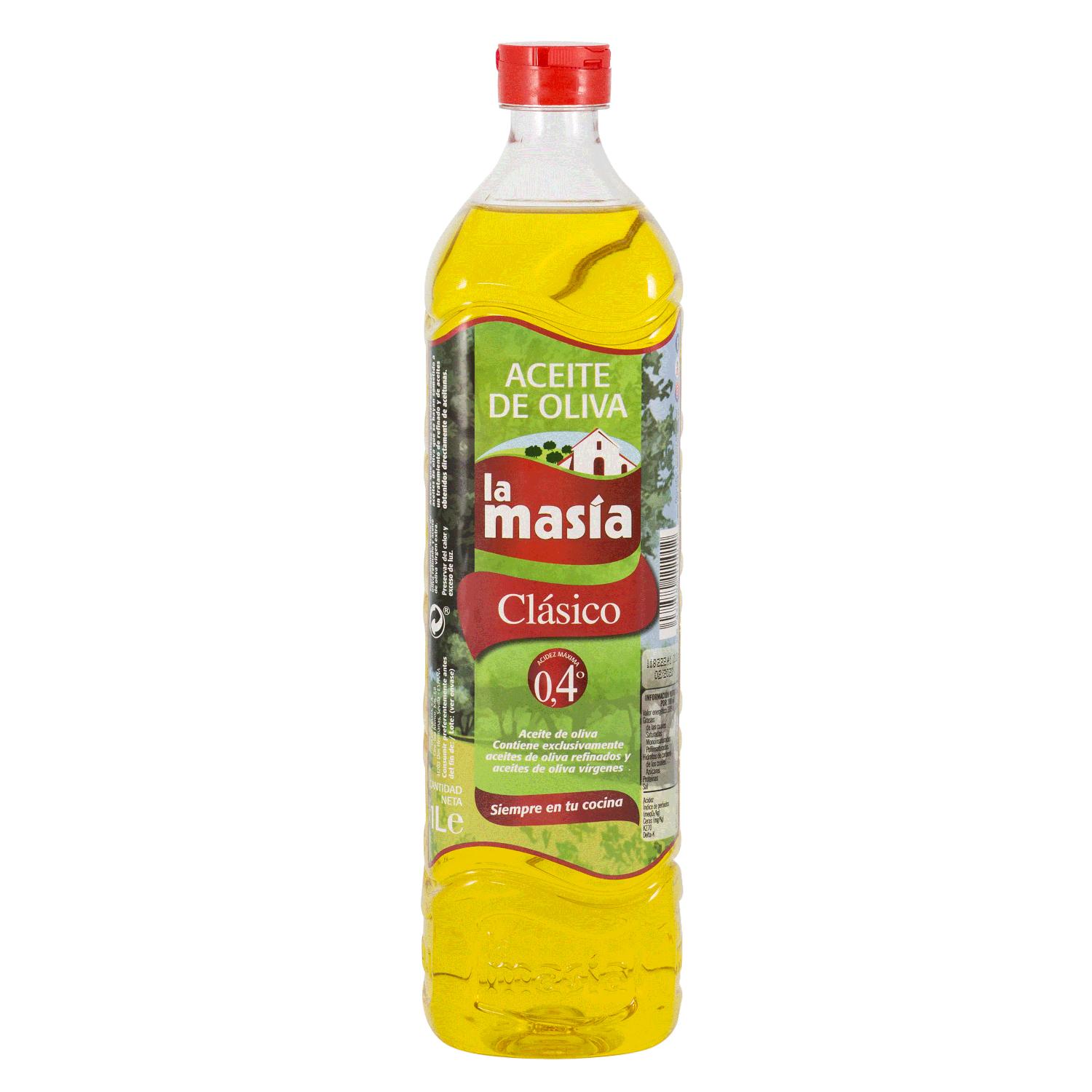 aceite la masia oliva suave 1l  0.4º