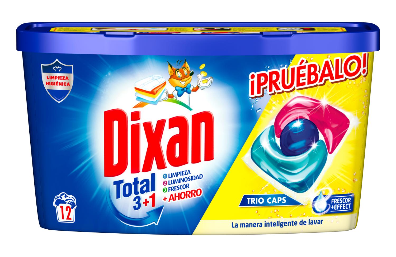 detergente dixan triocaps 12ud