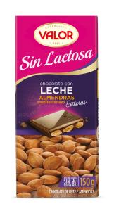 chocolate c/leche valor s/lact almendras 150gr