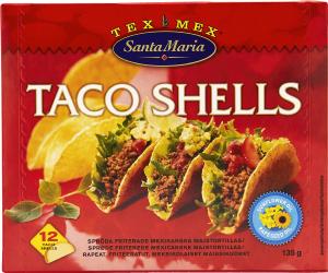 s.m. taco shell 135gr (12shells/pack)