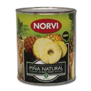 piña natural en su jugo norvi 482 gr