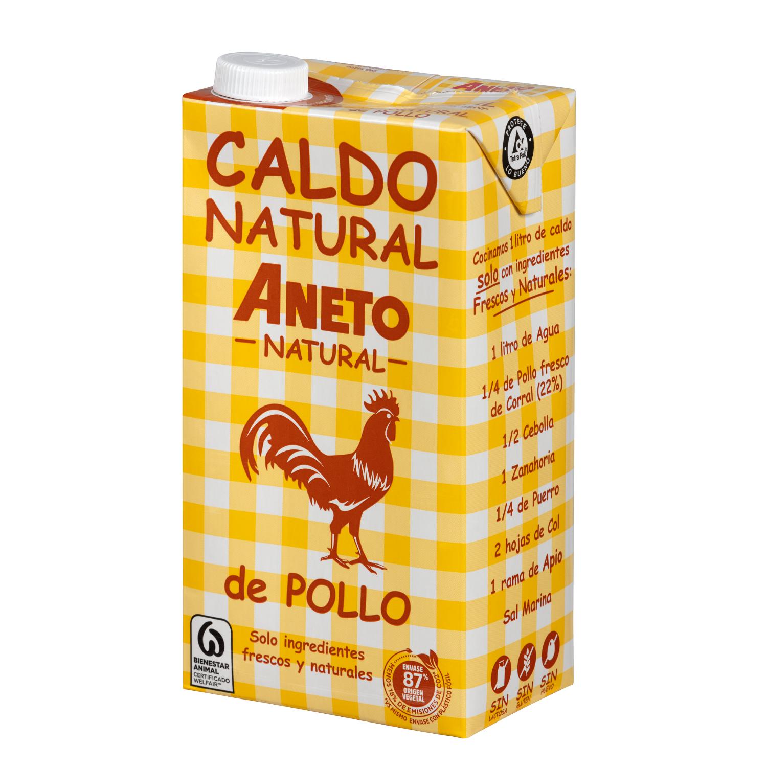 caldo aneto pollo brick 1l