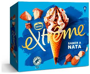 helado extreme cono nata 6u