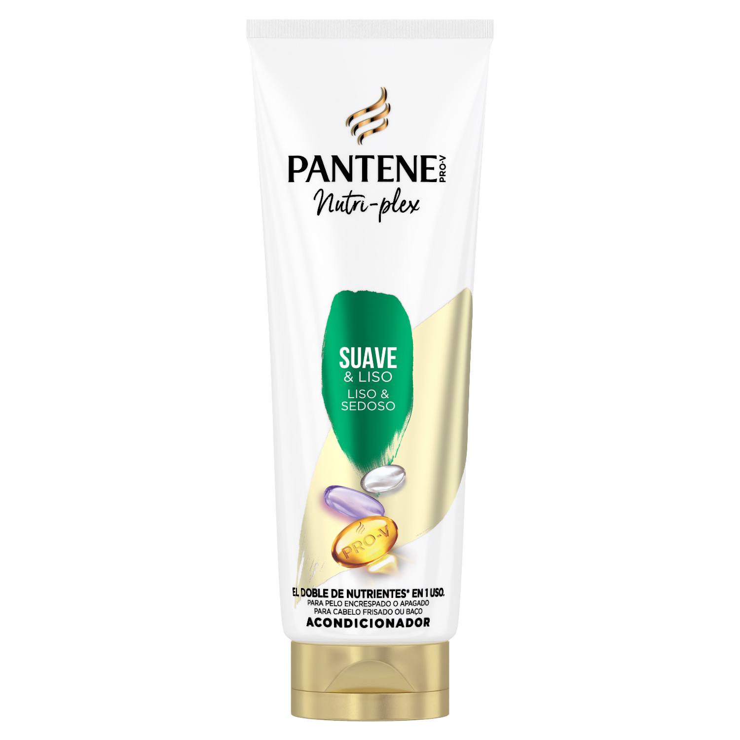 acondicionador pantene suave y liso 180ml