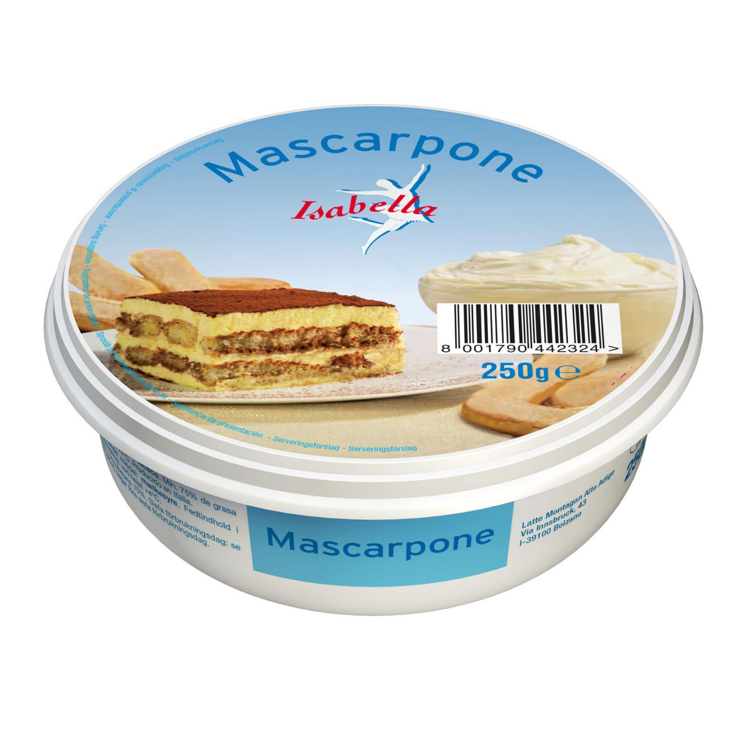 mascarpone isabella 250gr