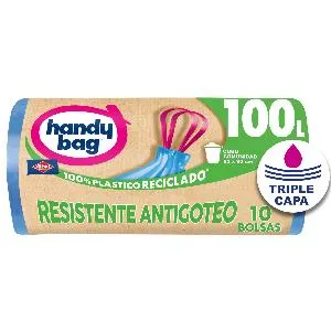 bolsa basura handy bag antigoteo 30l 15u