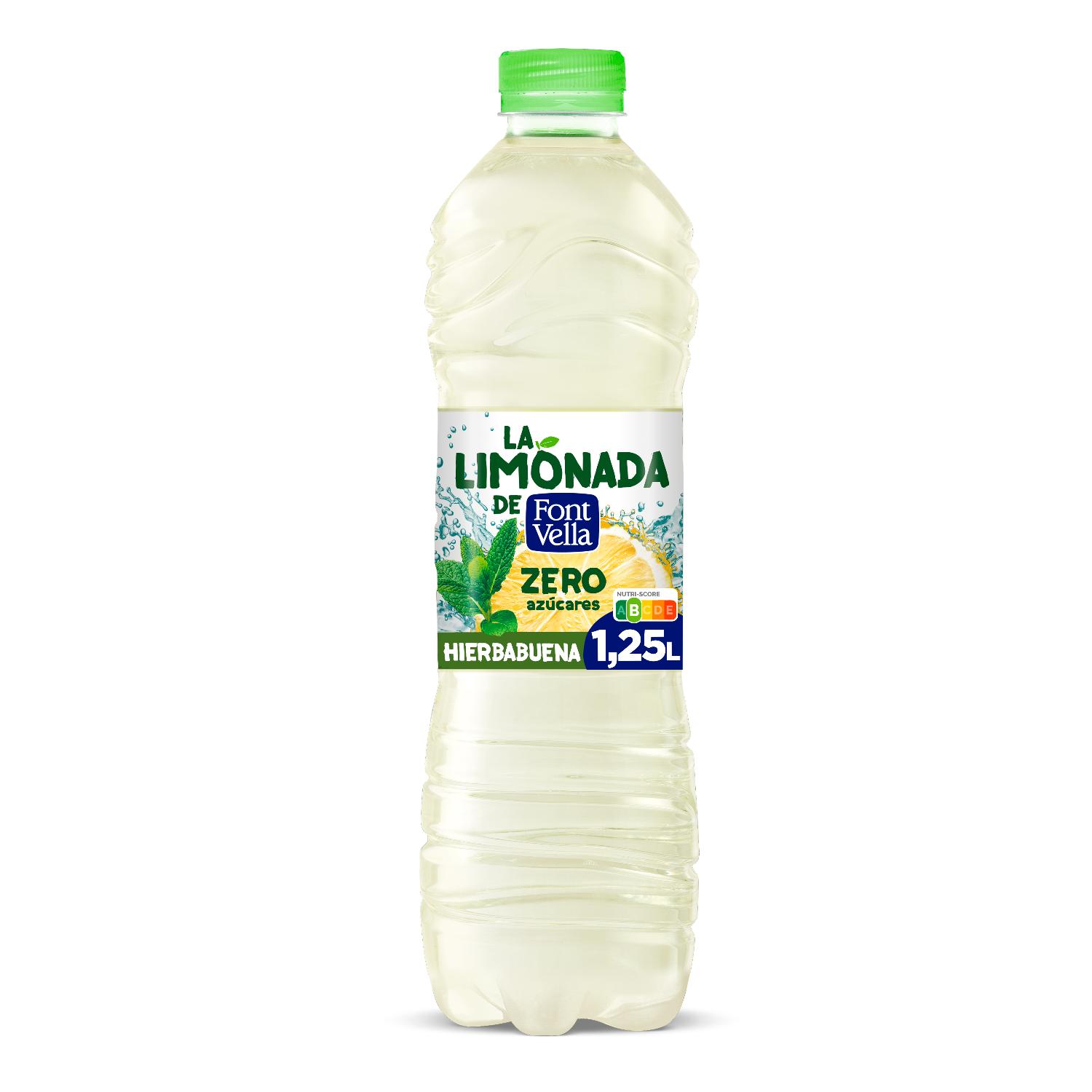 agua font vella hierbabue. limonada 1,25l