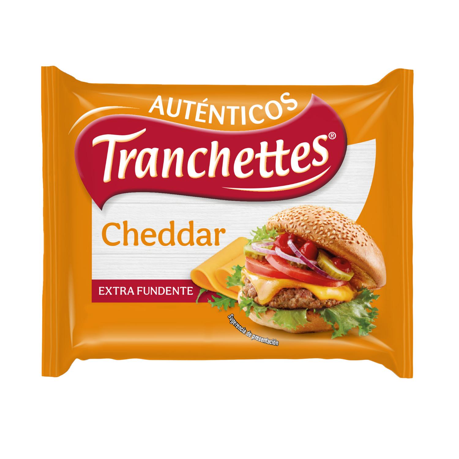 queso tranchettes cheddar lvqr 150 gr