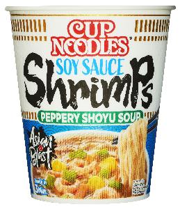 noodles cup nissin sauce shrimp 63g