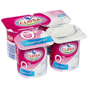 yogur natural s/azucar clesa p-4