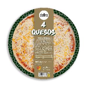 pizza 4 quesos deoro 400gr