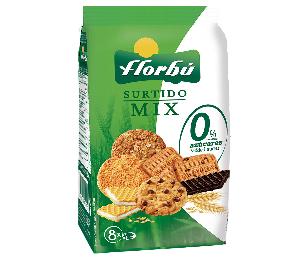 galleta surtido mix 0% azucar 270gr florbu