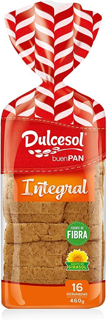 pan de molde integral 460gr dulcesol