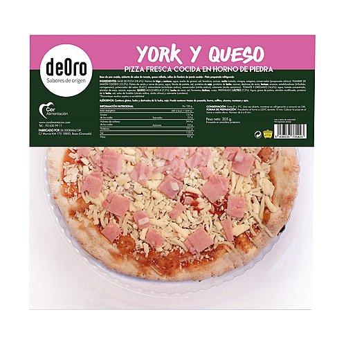 mini pizza york y queso 160gr deoro