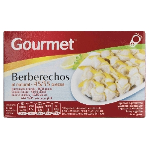 berberechos gourmet nat.30/40u 60g